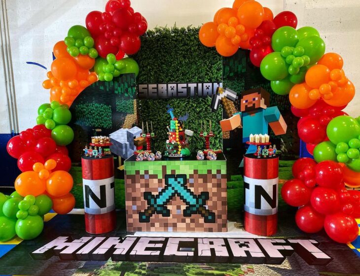 Bolo Minecraft: 19 Fotos Com Ideias Criativas e Lindas  Festa minecraft  simples, Aniversário minecraft, Festa de aniversário minecraft