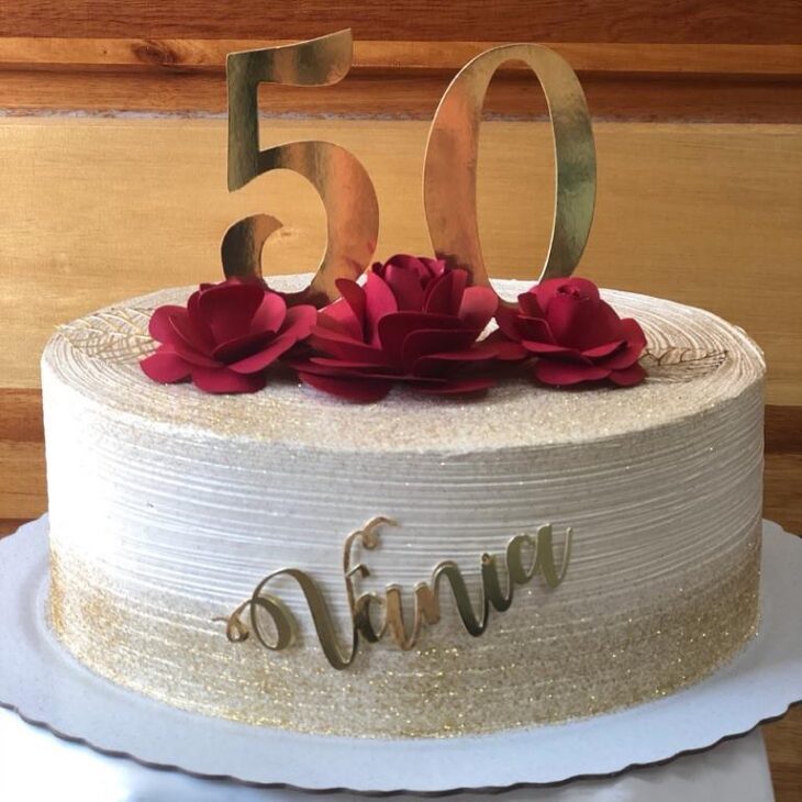 Bolo 50 Anos: 70 dicas para comemorar em grande estilo