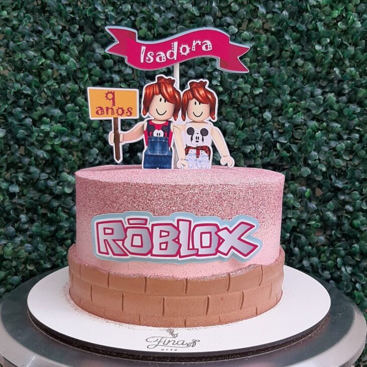 Bolo de aniversário Roblox - SweetLove Alcochete