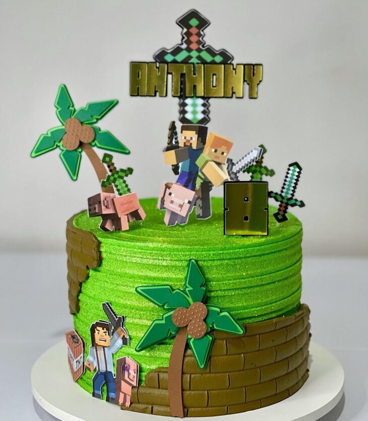 Bolo Minecraft: dicas e inspirações para um bolo criativo e